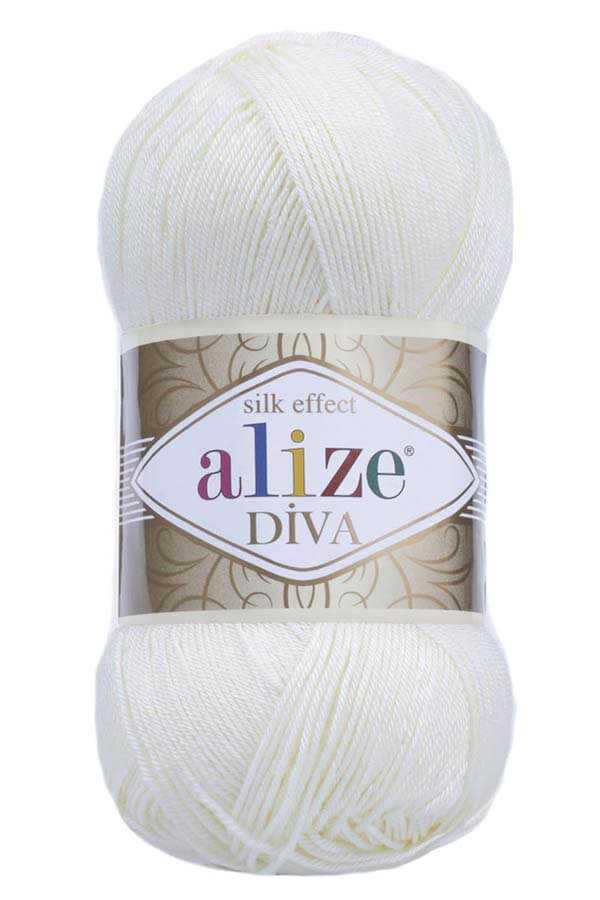 Alize Diva Mikrofiber Akrilik Örgü İpliği 100gr 350mt