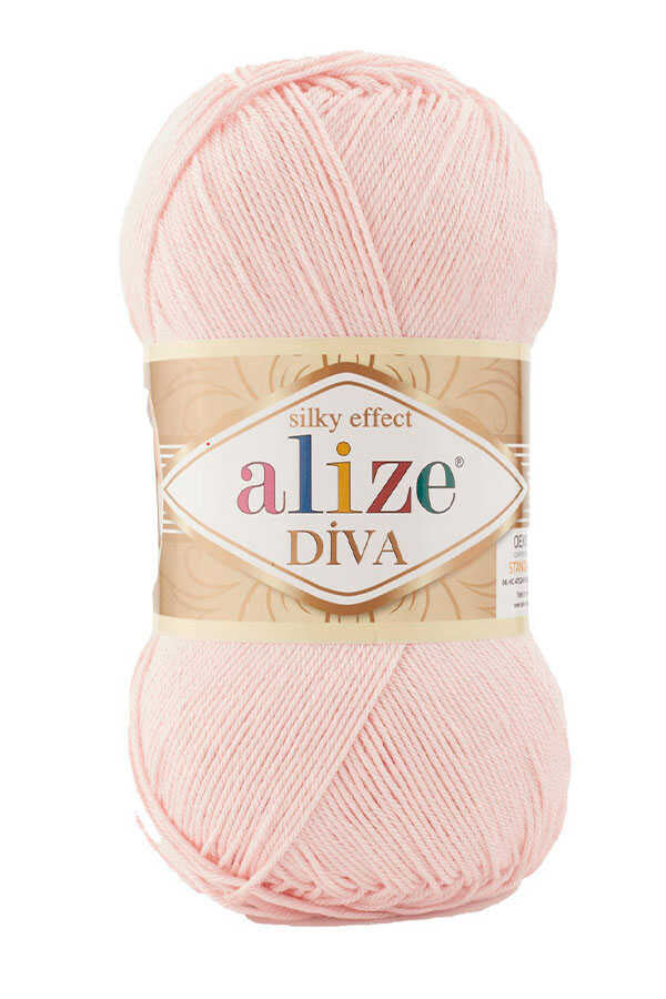 Alize Diva Mikrofiber Akrilik Örgü İpliği 100gr 350mt