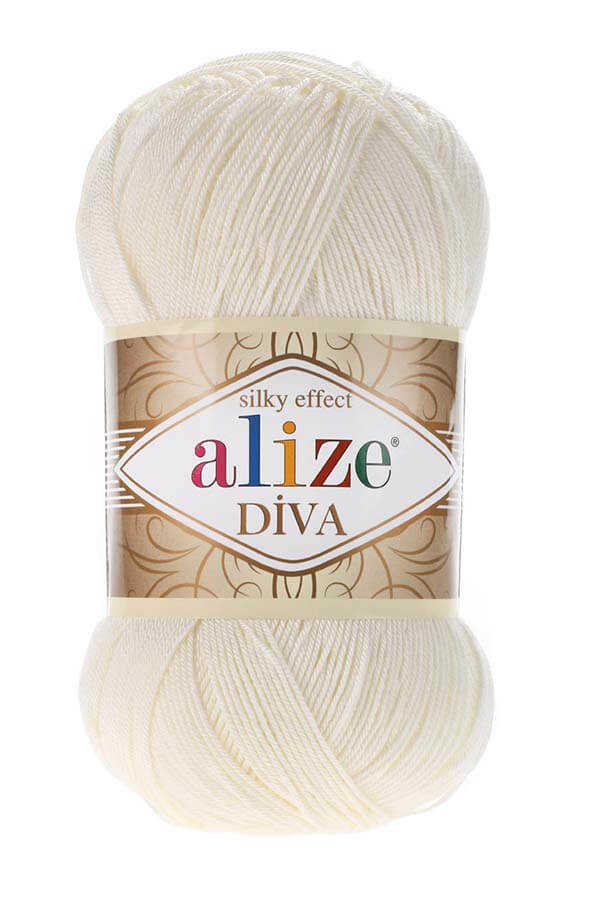 Alize Diva Mikrofiber Akrilik Örgü İpliği 100gr 350mt