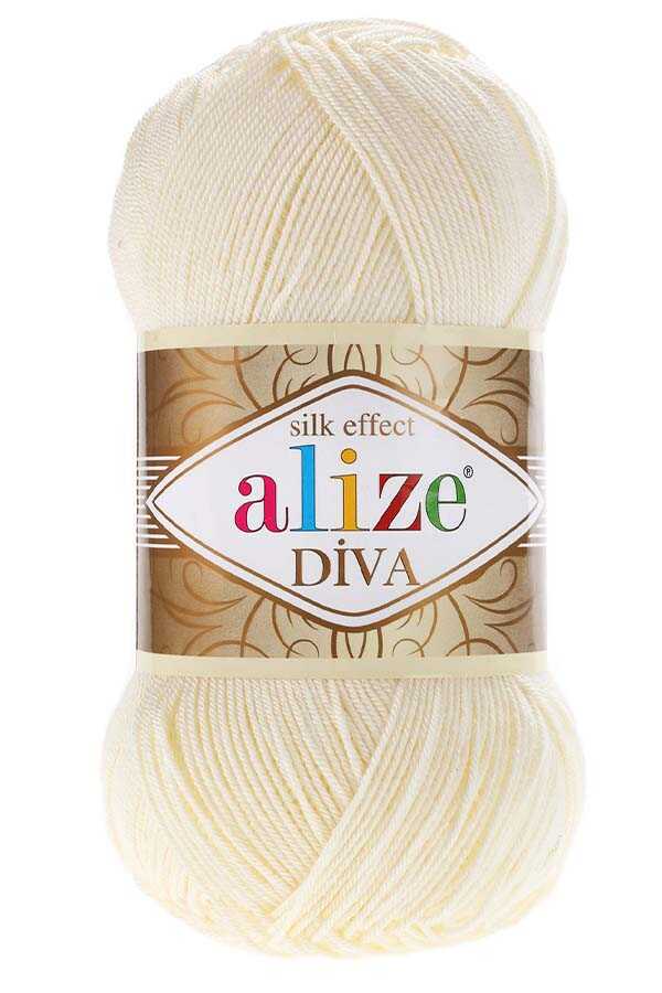 Alize Diva Mikrofiber Akrilik Örgü İpliği 100gr 350mt