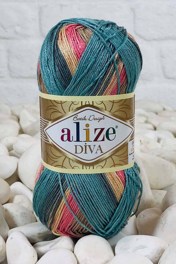 Alize Diva Mikrofiber Akrilik Örgü İpliği 100gr 350mt