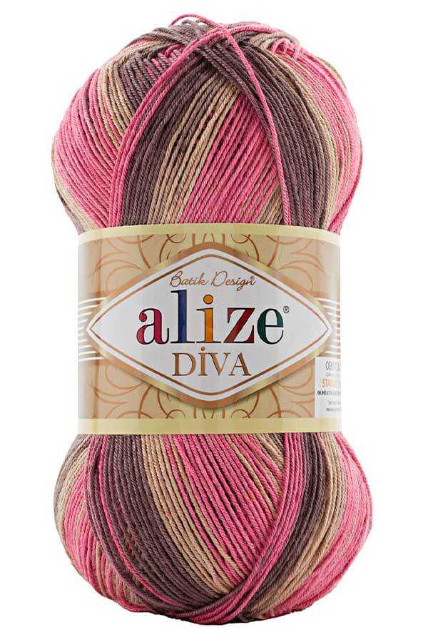 Alize Diva Mikrofiber Akrilik Örgü İpliği 100gr 350mt