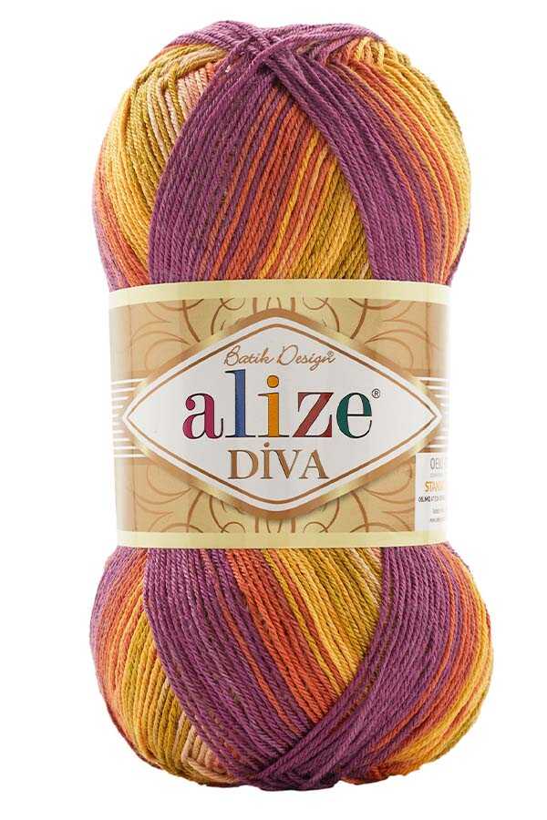 Alize Diva Mikrofiber Akrilik Örgü İpliği 100gr 350mt
