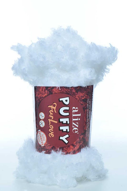 Alize Puffy FurLove Kürklü El Örgü İpliği %100 Polyester 100gr