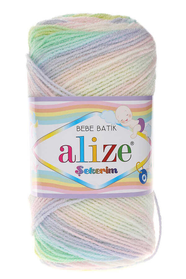 Alize Şekerim Bebe Batik Bebek Örgü İpliği 100gr 320mt