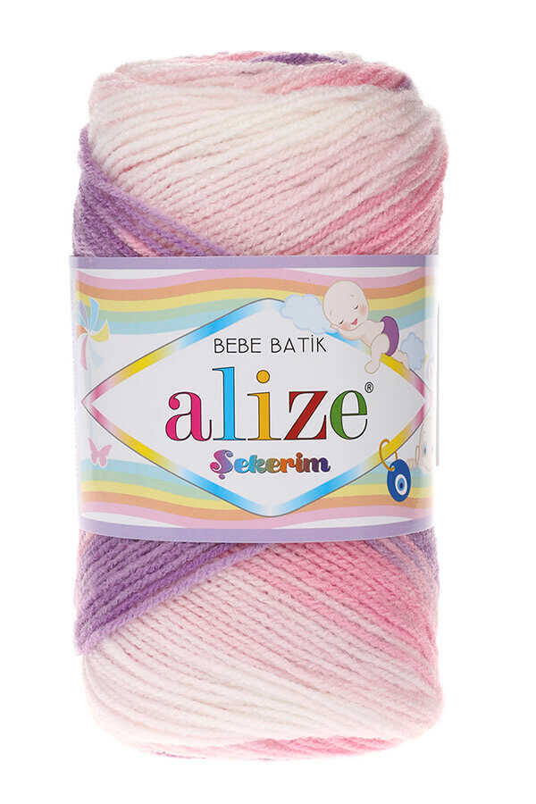 Alize Şekerim Bebe Batik Bebek Örgü İpliği 100gr 320mt