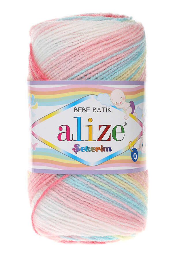 Alize Şekerim Bebe Batik Bebek Örgü İpliği 100gr 320mt