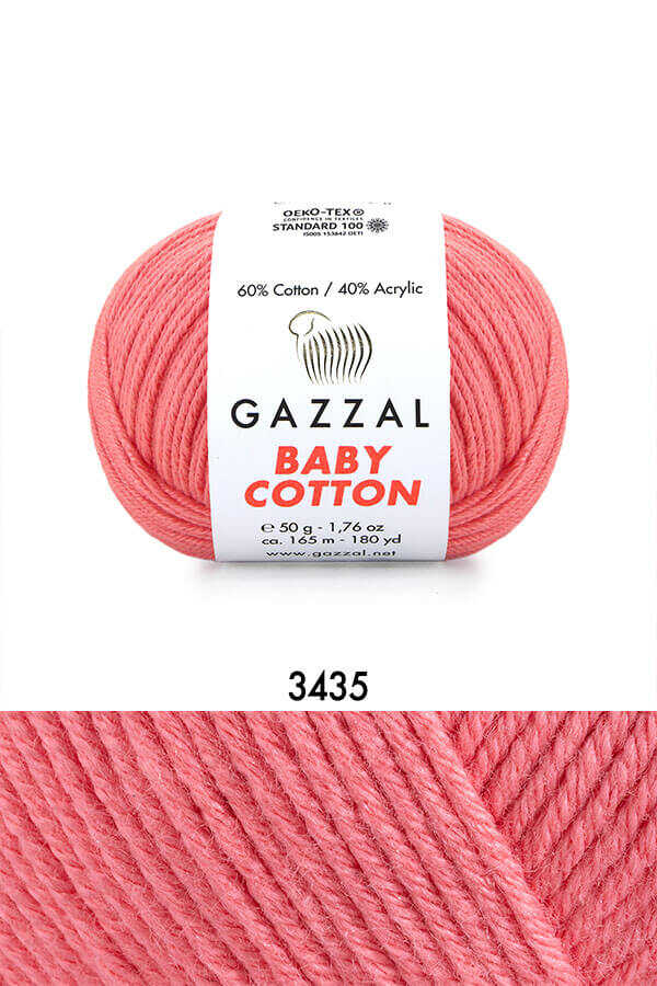Gazzal Baby Cotton örgü ipliği Şeker - LivanConcept