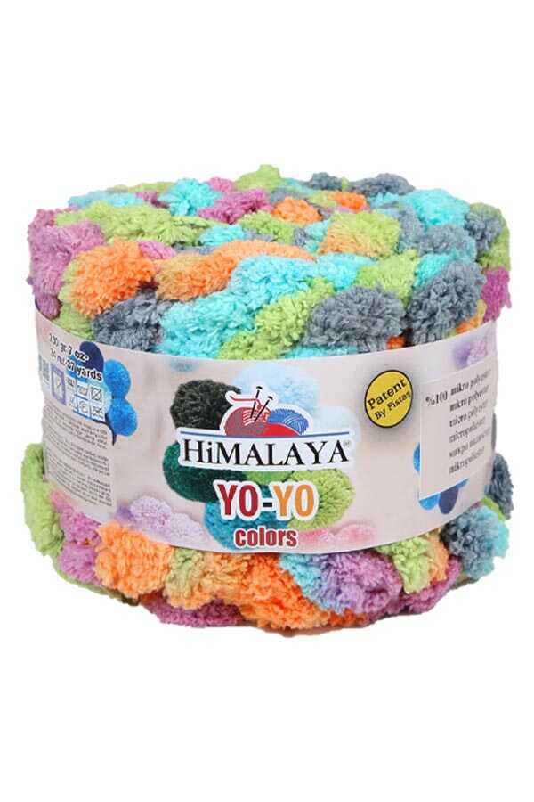 Himalaya Yo-Yo ponpon örgü ipliği Yo-Yo Colors 82004 - LivanConcept