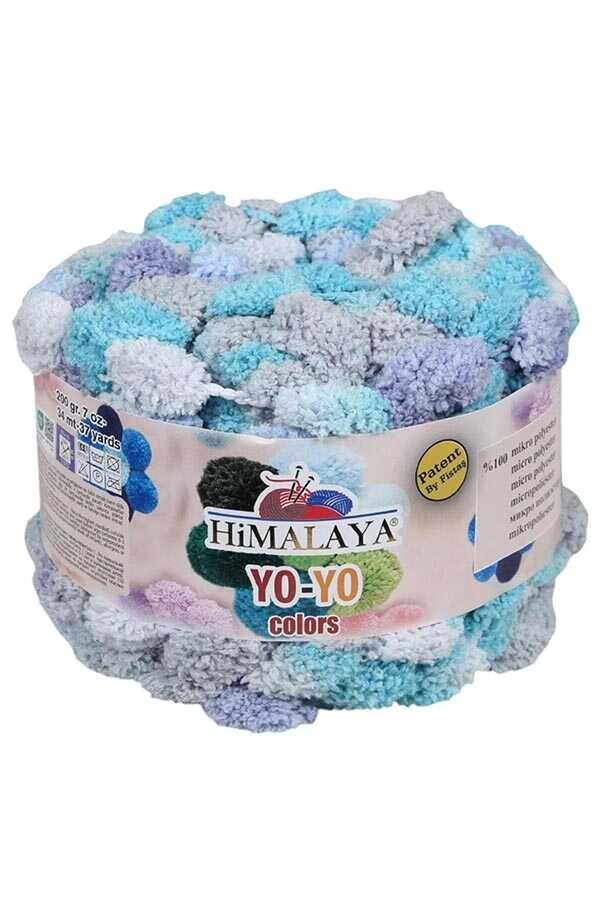 Himalaya Yo-Yo ponpon örgü ipliği Yo-Yo Colors 82007 - LivanConcept