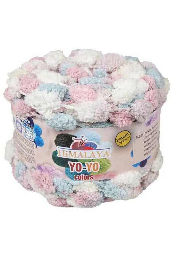 Himalaya Yo-Yo ponpon örgü ipliği Yo-Yo Colors 82012 - LivanConcept