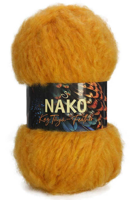 Nako Kaztüyü örgü ipliği Hardal - LivanConcept