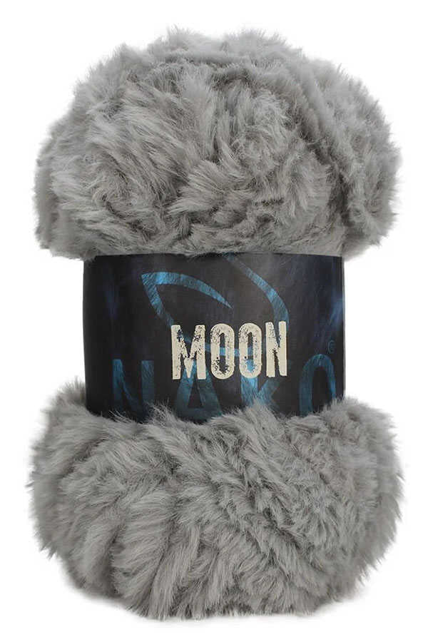 Nako Moon Tavşan Tüyü Efektli Örgü İpi 100g 60m