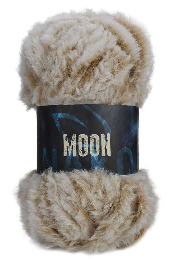 Nako Moon Tavşan Tüyü Efektli Örgü İpi 100g 60m