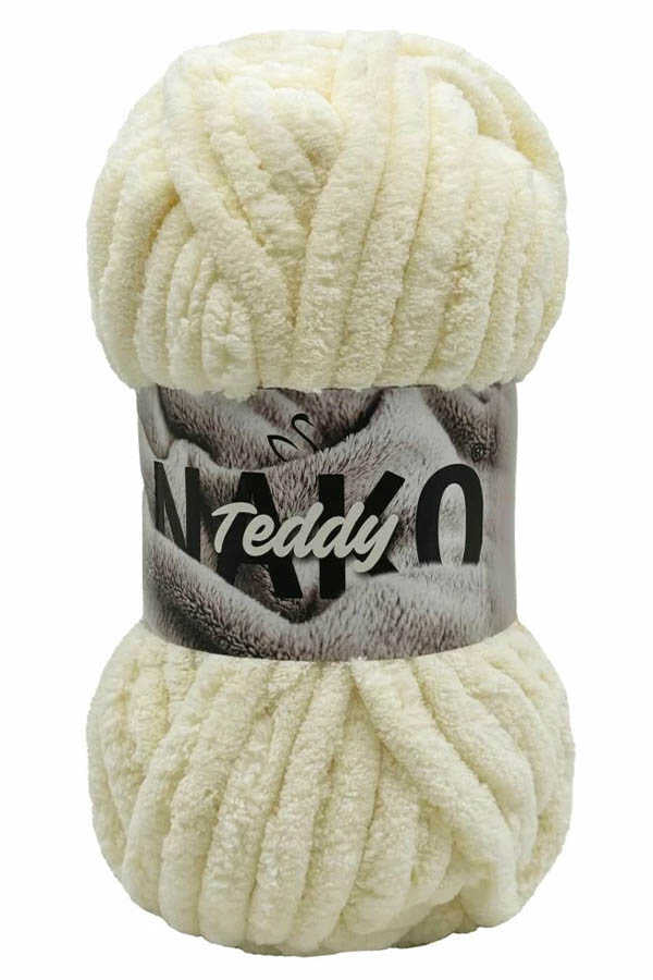 Nako Teddy Polyester Pelüş Örgü İpliği 200gr 22mt